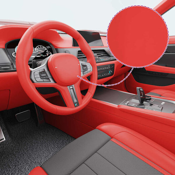 vidaXL 2 darab matt piros aut&oacute;f&oacute;lia 100 x 150 cm