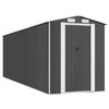 vidaXL antracitsz&uuml;rke horganyzott ac&eacute;l kerti f&eacute;szer 192 x 606 x 223 cm