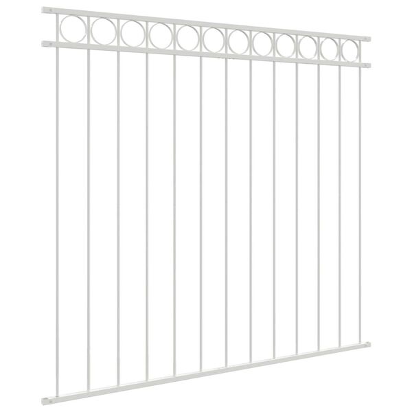 vidaXL Ker&iacute;t&eacute;selem Feh&eacute;r 170 x 150 cm Ac&eacute;l