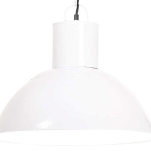 vidaXL kerek feh&eacute;r f&uuml;ggől&aacute;mpa 25 W 48 cm E27