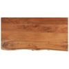 vidaXL t&ouml;m&ouml;r ak&aacute;cfa t&eacute;glalap alak&uacute; asztallap 80 x 40 x 3,8 cm