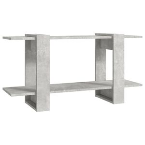 vidaXL betonsz&uuml;rke szerelt fa k&ouml;nyvszekr&eacute;ny 100 x 30 x 51 cm