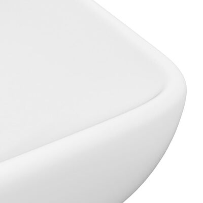 vidaXL matt fehér kerámia luxus mosdókagyló 71 x 38 cm