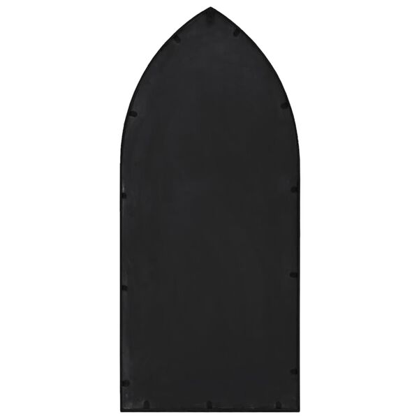 vidaXL fekete vas kerti t&uuml;k&ouml;r k&uuml;lt&eacute;ri haszn&aacute;latra 70 x 30 cm