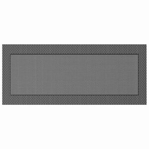 vidaXL K&uuml;lt&eacute;ri Szőnyeg Chevron ARAKIL Fekete &eacute;s Sz&uuml;rke 600 x 250 cm