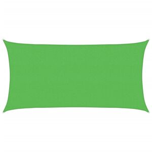 vidaXL vil&aacute;gosz&ouml;ld n&eacute;gysz&ouml;gletű HDPE napvitorla 160 g/m&sup2; 2 x 3,5 m