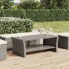 vidaXL sz&uuml;rke polyrattan doh&aacute;nyz&oacute;asztal 100 x 50 x 40 cm