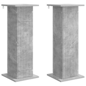 vidaXL N&ouml;v&eacute;ny&aacute;llv&aacute;ny 2 pcs Betonsz&uuml;rke 30,5 x 30 x 80,5 cm Szerelt Fa