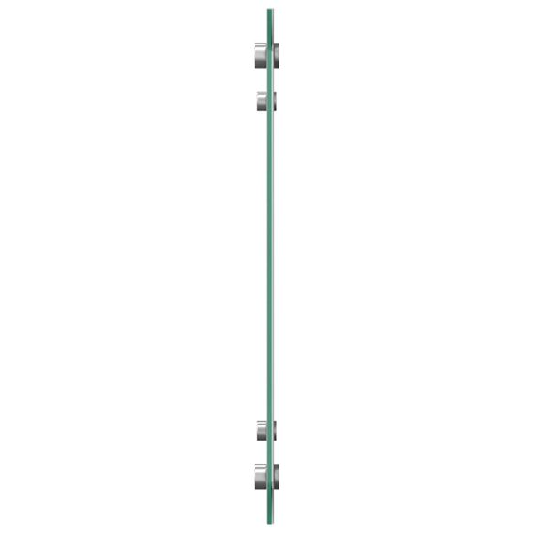 vidaXL Konyhai splashback Világosszürke 70 x 40 x 0,6 cm edzett üveg