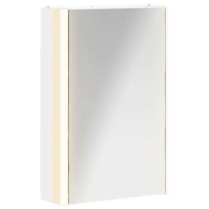 vidaXL F&uuml;rdőszobai t&uuml;k&ouml;rszekr&eacute;ny Feh&eacute;r 33 x 11,5 x 50 cm Faanyag