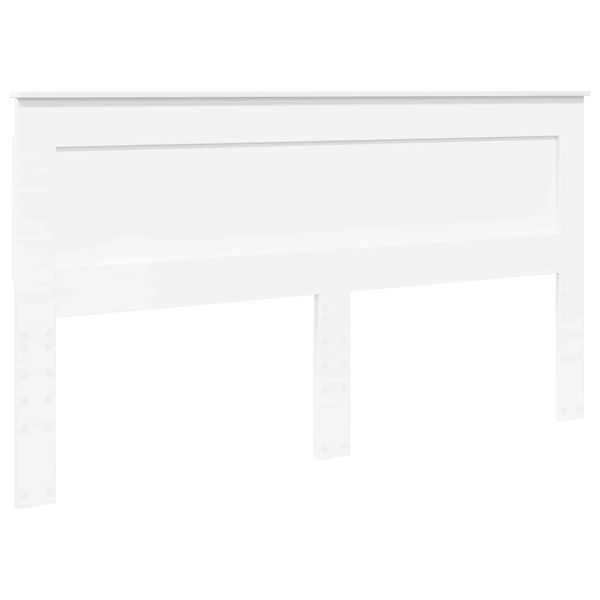 vidaXL Fejt&aacute;mla fejt&aacute;ml&aacute;val Feh&eacute;r 200 cm Faanyag