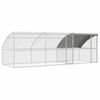 vidaXL Csirke&oacute;l 2 ajt&oacute;val 3 db Ez&uuml;st 600x200x200cm Ac&eacute;l &eacute;s PE