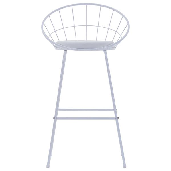 vidaXL 2 db feh&eacute;r műbőr b&aacute;rsz&eacute;k