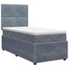 vidaXL Boxspring &aacute;gy matraccal S&ouml;t&eacute;tsz&uuml;rke Egyszem&eacute;lyes B&aacute;rsony