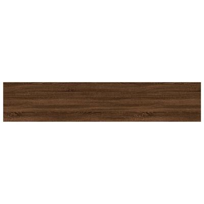 vidaXL 4 db barna tölgy színű szerelt fa fali polc 100 x 20 x 1,5 cm