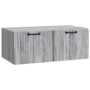 vidaXL Fali TV szekr&eacute;ny Sz&uuml;rke Sonoma 78,5 x 41 x 30 cm Szerelt Fa