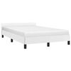 vidaXL fehér ágykeret fejtámlával matrac nélkül 120x200 cm