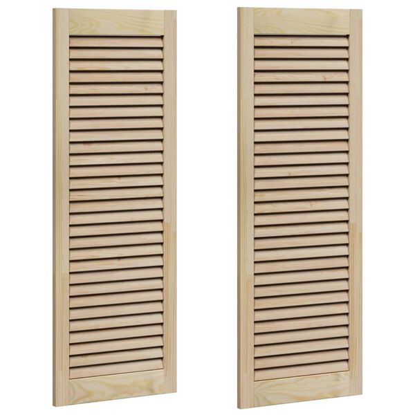 vidaXL Sz&eacute;fajt&oacute; 2 pcs Term&eacute;szetes 110 x 2,1 x 39,5 cm T&ouml;m&ouml;r fenyőfa