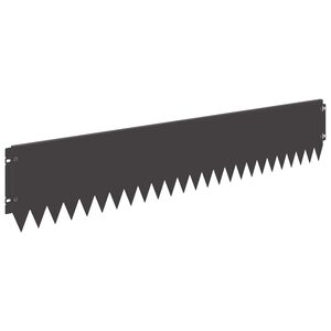 vidaXL Fűszeg&eacute;lyez&eacute;s 30 pcs 103 x 20 cm Ac&eacute;l Fekete