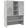 vidaXL betonsz&uuml;rke mos&oacute;g&eacute;pszekr&eacute;ny 70,5 x 25,5 x 90 cm