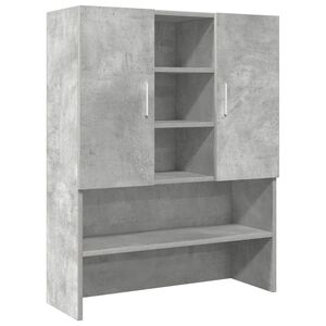 vidaXL betonsz&uuml;rke mos&oacute;g&eacute;pszekr&eacute;ny 70,5 x 25,5 x 90 cm