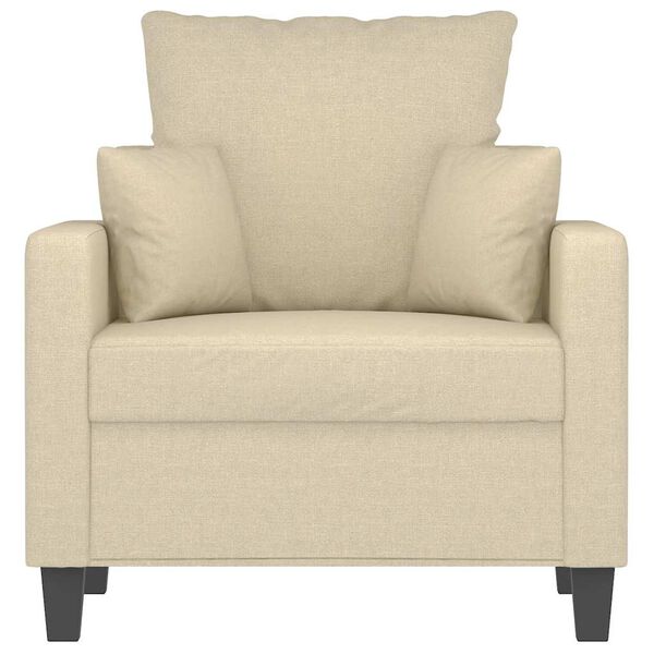 vidaXL kr&eacute;msz&iacute;nű sz&ouml;vet kanap&eacute;fotel 60 cm