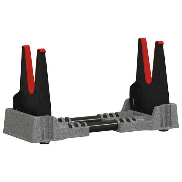 vidaXL Lőállvány Szürke 46 x 14 x 19.5 cm Műanyag