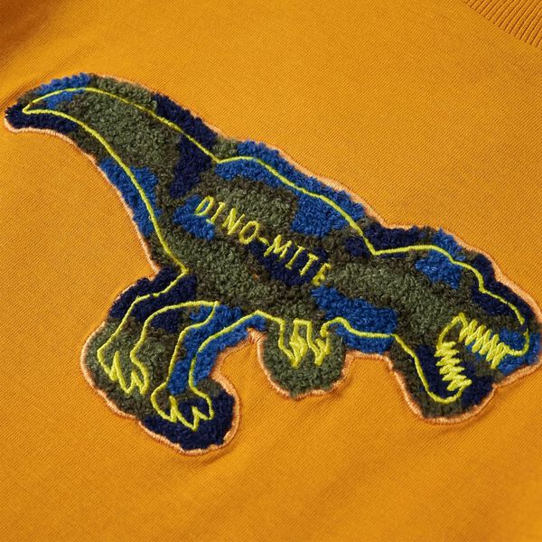 Okker hossz&uacute; ujj&uacute; gyerekp&oacute;l&oacute; 140