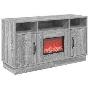 vidaXL Elektromos kandall&oacute; Sz&uuml;rke Sonoma 100 x 33 x 55 cm Szerelt fa