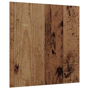 vidaXL Dekor Panelek 50 db &Ouml;reg fa 30 x 30 x 0.27 cm Szerelt Fa