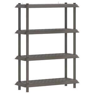 vidaXL Polc egys&eacute;g 4 szint 100 x 40 x 136,5 cm PP Vil&aacute;gossz&uuml;rke