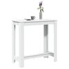 vidaXL feh&eacute;r szerelt fa b&aacute;rasztal 102 x 50 x 103,5 cm