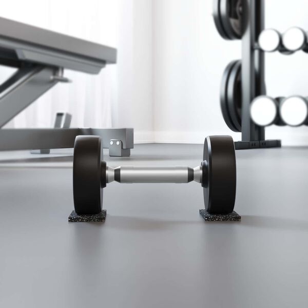 vidaXL Gumi Henger Fekete 2000 x 10 x 0,6 cm Gumi