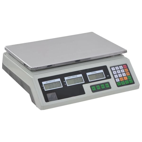 vidaXL digit&aacute;lis m&eacute;rleg 30 kg-ig, akkumul&aacute;torral