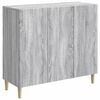 vidaXL Sz&eacute;f Sz&uuml;rke Sonoma 89 x 34,5 x 80 cm Szerelt Fa