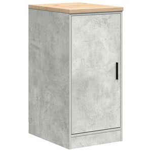vidaXL gar&aacute;zs t&aacute;rol&oacute;szekr&eacute;ny Beton sz&uuml;rke 40x51x85 cm t&ouml;m&ouml;rfa fenyőfa