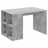 FMD betonsz&uuml;rke &iacute;r&oacute;asztal oldals&oacute; polcokkal 117 x 73 x 75 cm