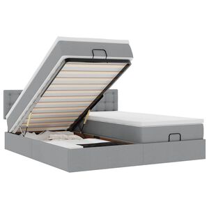 vidaXL Ottom&aacute;n &aacute;gykeret matracokkal Vil&aacute;gossz&uuml;rke 180x200cm sz&ouml;vet