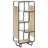 vidaXL Magas kom&oacute;d Sonoma T&ouml;lgy 60 x 37,5 x 144 cm Szerelt Fa