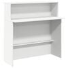 vidaXL feh&eacute;r, r&eacute;tegelt fa recepci&oacute;s asztal 100 x 50 x 103,5 cm