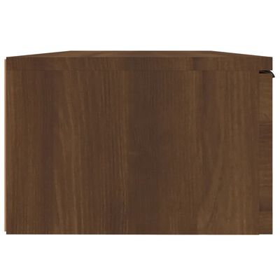 vidaXL 2 db barna tölgyszínű szerelt fa fali szekrény 68x30x20 cm