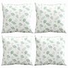 vidaXL Sz&oacute;rt P&aacute;rn&aacute;k 4 pcs Lev&eacute;l mint&aacute;zat 50 x 50 cm Poli&eacute;szter sz&ouml;vet