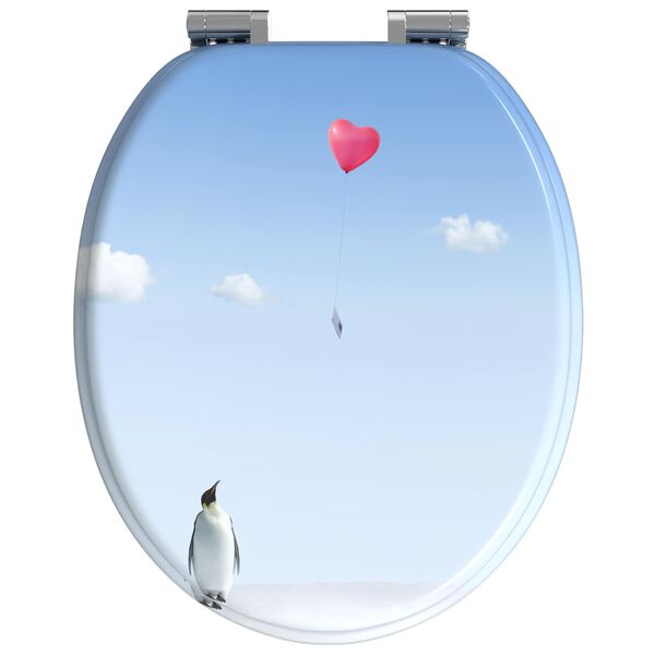 vidaXL WC &uuml;lőke K&eacute;k 44 x 38 cm MDF lap