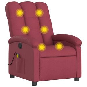 vidaXL bord&oacute; d&ouml;nthető sz&ouml;vet massz&aacute;zsfotel