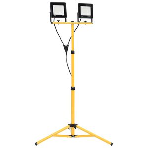 vidaXL hideg feh&eacute;r f&eacute;nyű h&aacute;roml&aacute;b&uacute; LED-es reflektor 2 x 50 W