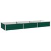 vidaXL Emelt kert &aacute;gy&aacute;s Z&ouml;ld 240 x 80 x 24 cm hidegen hengerelt ac&eacute;l