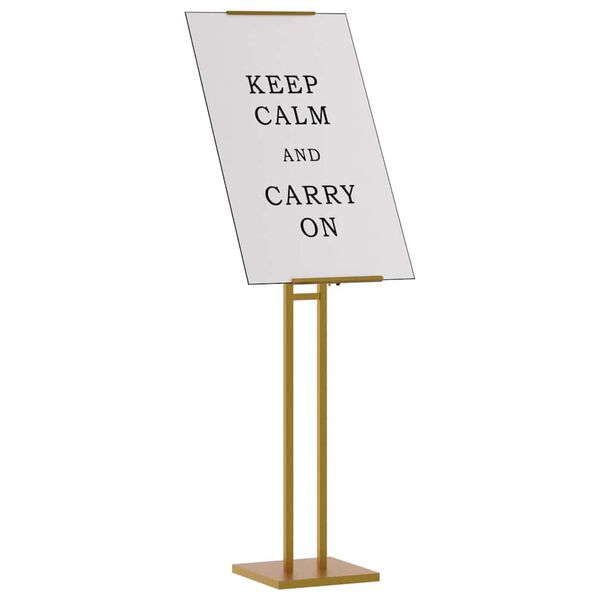 vidaXL Ki&aacute;ll&iacute;t&oacute; &Aacute;llv&aacute;ny Arany 26,5 x 26,5 x 150 cm Ac&eacute;l