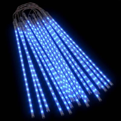 vidaXL 20 db 720 LED-es kék meteor fényfüzér 50 cm