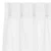 vidaXL Voile F&uuml;gg&ouml;ny f&uuml;gg&ouml;ny&ouml;kkel 2 pcs Feh&eacute;r 175 x 140 cm Poli&eacute;szter