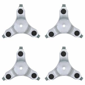 vidaXL 4 db b&uacute;torg&ouml;rgő, 16 x 14,5 x 5,5 cm, ac&eacute;l, 180 kg